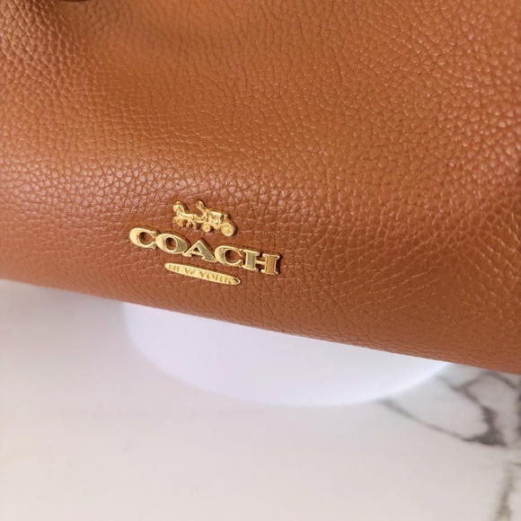 Coach Edie 31 Pebbled Leather Shoulder Bag 57125 - Picture 6 of 16